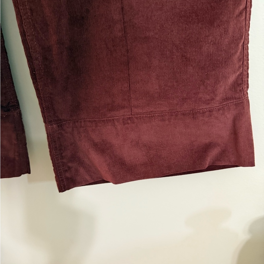 NEW North Face women corduroy, easy pants, dark oak size XL wide leg cropped - Picture 4 of 13